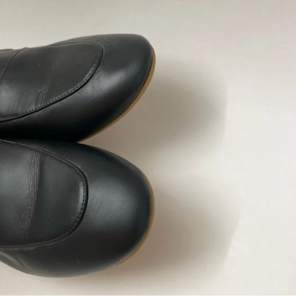 Everlane Black Leather Slip-On Loafers The Day Glove with Elastic Heel Size 11 - Picture 7 of 11